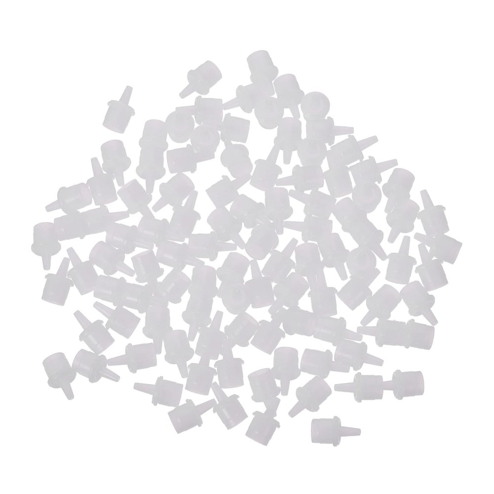 FRCOLOR Eyelash Extension Nozzle Replacement Caps 100 Pcs Adhesive Bottle Plugs Compatible with Most Lash Glue Bottles for Professional and Personal Lash Tech Use