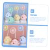 BESTOYARD Cartoon Small Fan Small Electric Fan Desktop Fan Cat Fan Pen Holder Kitten Student Pen Stand Electronic Component Pen Holder Fan USB Charging Fan Portable Hand Fan view 2