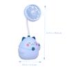 BESTOYARD Cartoon Small Fan Small Electric Fan Desktop Fan Cat Fan Pen Holder Kitten Student Pen Stand Electronic Component Pen Holder Fan USB Charging Fan Portable Hand Fan view 4