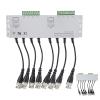 Passive Video Balun Transceiver, CCTV Video Balun, Compatible with All ,HDTVI,HDAHD Video Conferencing for Professional Use Video Surveillance view 2