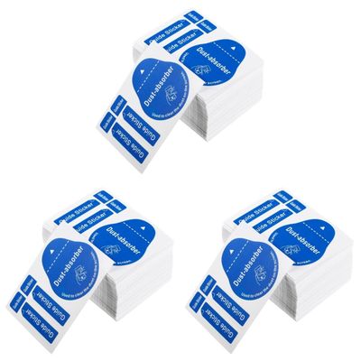 BESTOYARD 600 Pcs Screen Dust Removal Stickers for Phone and Tablet Effective Lcd Cleaning Decals for Home Use Blue Paper Dust Stickers for Screen Protection