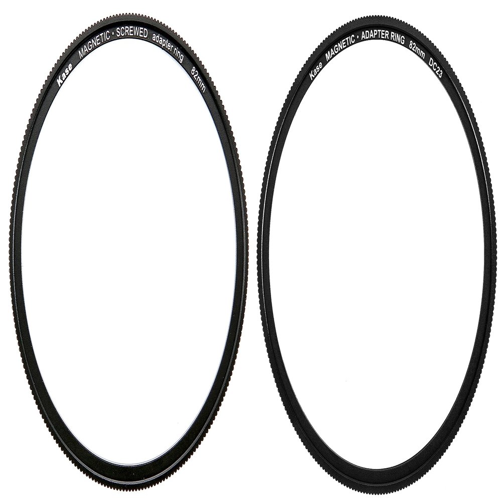 Kase 82mm DIY Adapter Kit Converts Conventional Screw-in Filter to Magnetic