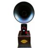 VintiquE Reproduction Gramophone Speaker, Acoustic Speaker, Smart Phone Speaker, lPhone Amplifier,lPhone Stand, lPhone Dock Black Finish view 4