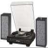 Crosley KT400B-BK Fully Automatic Bluetooth 2-Speed Turntable Record Player with S200A Stereo Speakers, Black view 3