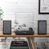 Crosley KT400B-BK Fully Automatic Bluetooth 2-Speed Turntable Record Player with S200A Stereo Speakers, Black view 4