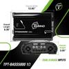 Timpano 5000 Watts Mono Subwoofer Car Audio Amplifier TPT-BASS5000 1 Ohm  12 Volts 5K Monoblock Class D Car Amp, Built-in Crossover & Bass Boost with Smart Fans view 4