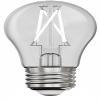 Feit Electric BPA1540950CAWFIL/2 Daylight Exposed White Filament LED Light Bulb, Box of 2 Bulbs; 5W; 5000K; E26 Base; 450 Lumens; Dimmable; 90 CRI; 15000 Rated Life Hours; 120V; 1.9" MOD; 3.2" MOL view 2