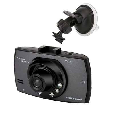 Car Driving Recorder, 1080P Full HD Dash Cam with 2.4 Inch Car DVR Camera,120 Wide Angle Camera and 24 Hours Parking Monitor, Loop Recording and Easy to Installation, for Car, Taxi