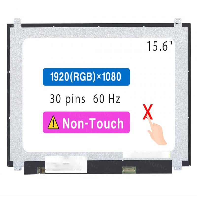 15.6" Screen Replacement for ASUS Vivobook F505Z LCD Display Panel 30 pin (FHD 1920 * 1080 Non-Touch)