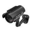 Yinhing Solar Powered Dummy Security Camera, Watertight Imitation Dummy Security Fake Camera with Flashing LED Light for Indoor and Outdoor Use view 1