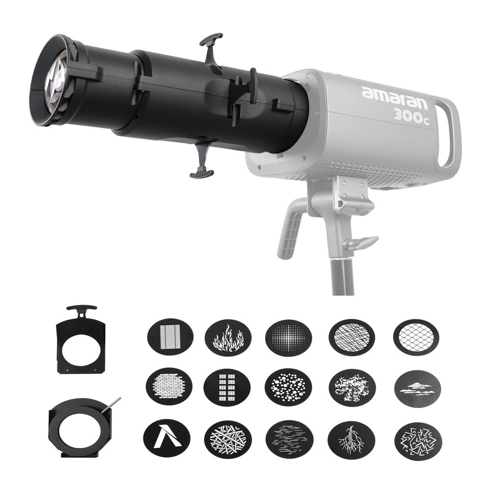 Amaran Spotlight SE 19 Lens Kit - Projection Lens Modifier for Amaran 150C, 300C, 60, LS 300D II, LS 300X