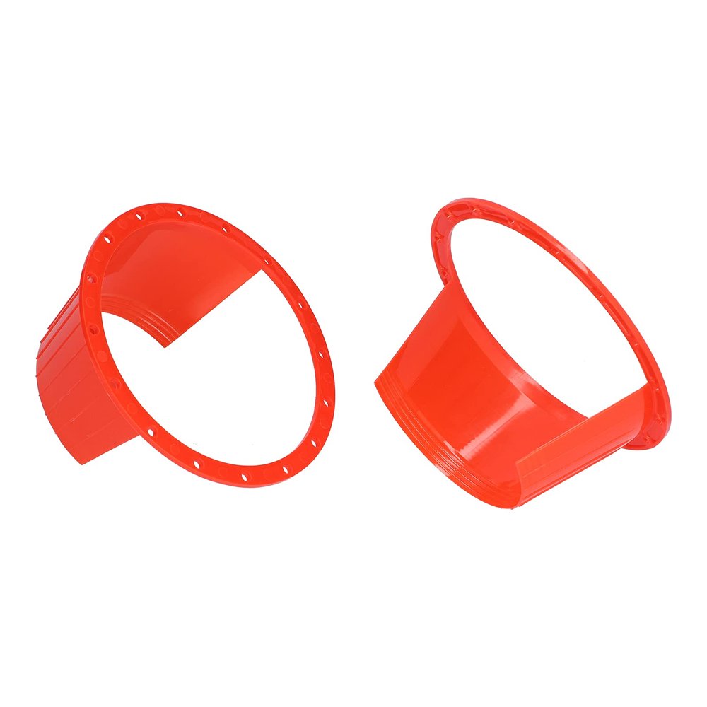 2pcs Car Speaker Waterproof Cover,Rain Shield for Car Speaker,ABS Car Horn Spacer Ultra Thin Red Universal Antislip Protection Pad Speaker Mount Adapter