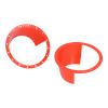 2pcs Car Speaker Waterproof Cover,Rain Shield for Car Speaker,ABS Car Horn Spacer Ultra Thin Red Universal Antislip Protection Pad Speaker Mount Adapter view 2