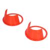 2pcs Car Speaker Waterproof Cover,Rain Shield for Car Speaker,ABS Car Horn Spacer Ultra Thin Red Universal Antislip Protection Pad Speaker Mount Adapter view 4