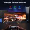 Portable Gaming Monitor, 17.3" 2.5k 144HZ IPS Portable Laptop Monitor, Second Screen Dual USB C HDMI Computer Gaming Display with Speakers & Smart Cover, Travel Monitor for PC Phone PS4/5 Xbox Switch view 2