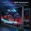 Portable Gaming Monitor, 17.3" 2.5k 144HZ IPS Portable Laptop Monitor, Second Screen Dual USB C HDMI Computer Gaming Display with Speakers & Smart Cover, Travel Monitor for PC Phone PS4/5 Xbox Switch view 4