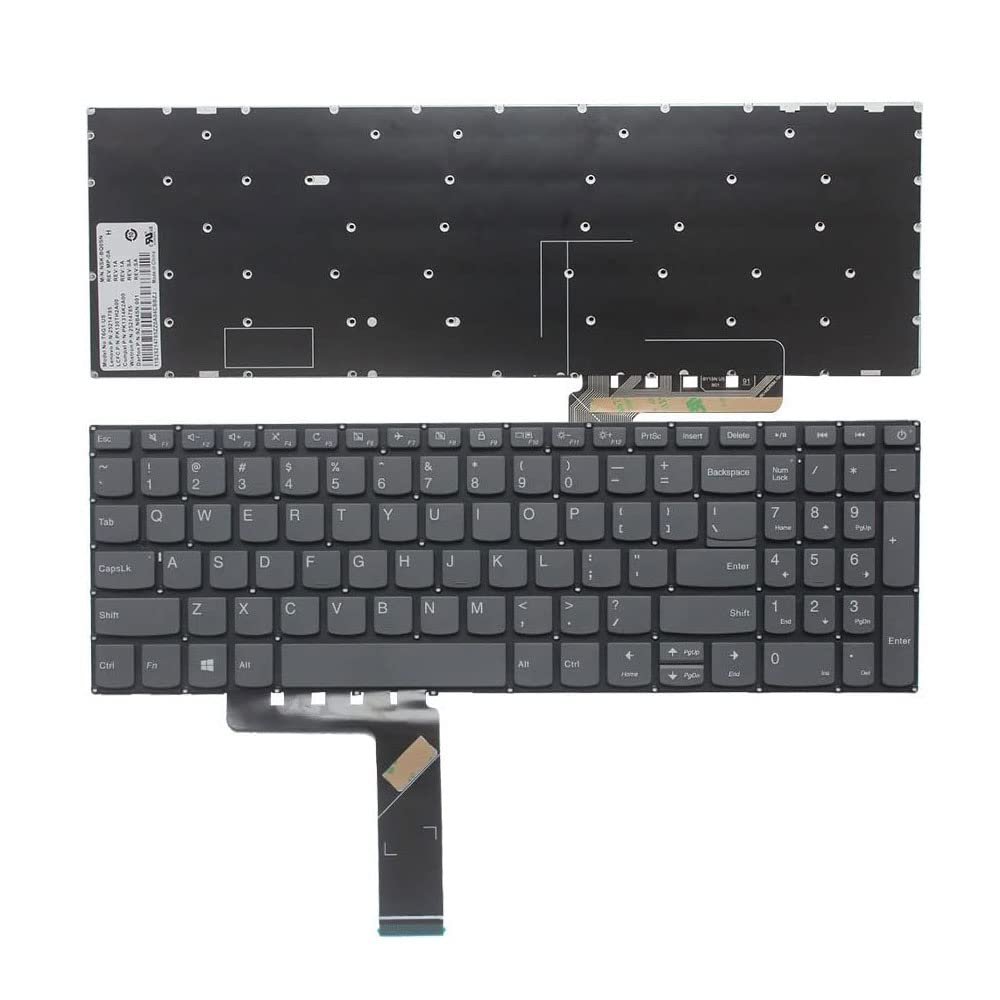 Laptop Replacement Keyboard Compatible for Lenovo IdeaPad V330-15 V330-15ISK V330-15IKB 320-17IKB 320-17ISK 320-17AST 320H-17AST 320L-17AST 320R-17AST No Backlit US Layout (Quantity 10)