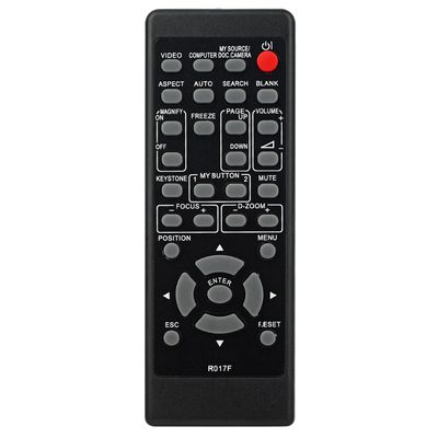 R017F Replacement Remote Control Compatible with Hitachi LED Projector CP-A302WN CP-AW2519N CP-AW312WN CP-D27WN CP-D32WN CP-DW25WN CP-EW250N CP-X3021WN CP-X3030WN CP-W251NM CP-X4015WN CP-A221NM