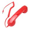 Jiawu Vintage Retro Telephone Handset, Cell Phone Receiver MIC Microphone Speaker for Cellphone, Smartphone and Computers, Old Telephone Headse with 3.5 mm Socket (Red) view 2