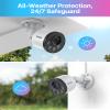 ZOSI 4K 16CH PoE Security Camera System with Audio,Smart Human Detection,14pcs 4MP PoE IP Cameras Outdoor Indoor,Night Vision,Remote Access,16 Channel NVR with 4TB HDD for Home 24-7 Recording view 4