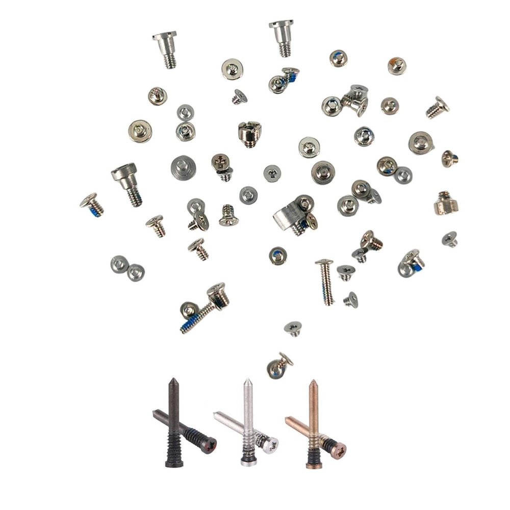 MEEFIX Complete Full Screws Set Kits Replacement Part with Outdoor Pentalobe Screws for iPhone 14