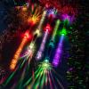 Liliful 8 Pcs Fiber Optic Wand LED Light up Glow, Halloween Wands Glow in The Dark Party Supplies Flashing Wands Bulk for Halloween Christmas Party Wedding Birthday Bridal Shower Favors view 1
