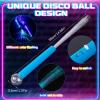 Liliful 8 Pcs Fiber Optic Wand LED Light up Glow, Halloween Wands Glow in The Dark Party Supplies Flashing Wands Bulk for Halloween Christmas Party Wedding Birthday Bridal Shower Favors view 2
