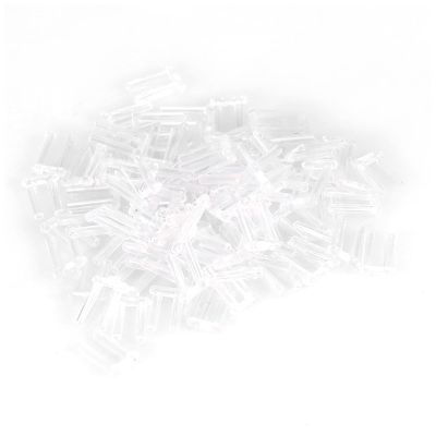 Pilipane Eyeglass Accessories Compression Sleeves, 3 Types 100pcs Long-Lasting Plastic Compression Sleeves, Glasses Tools Lens Fixing Tools for Rimless Glasses Accessories Tools(1 4 * 0 8 * 0 7)