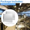 Therwen 2 Pcs Stainless Steel Side Splash Guard for Sink 26 x 20 Inch Wall Mount Guard with Screws Commercial Restaurant Hand Sink and Compartment Prep Sink Kitchen Sink Splash Protector Supply view 3