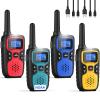 Wishouse Walkie Talkies for Adults Long Range-Rechargeable 4 Pack 2 Way Radios, Hiking Accessories Camping Gear Xmas Birthday Gift for Kids Family with Lamp,SOS Siren,NOAA Weather Alert,Easy to Use view 1