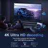 INVERSE NET Wireless HDMI Transmitter and Receiver, 4K Decode 1080P@60Hz Ultra HD Output, HDMI Wireless Support 2.4/5G Plug & Play for Video Streaming and Audio to Monitor from PC/Projector/TV Box view 3