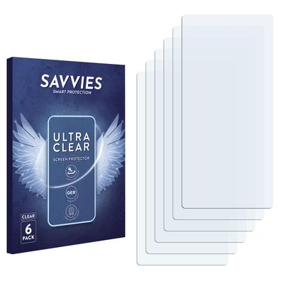 savvies Screen Protector compatible with Samsung Series 5 SpaceMax (inner display) Protection Film Clear 6-Pack