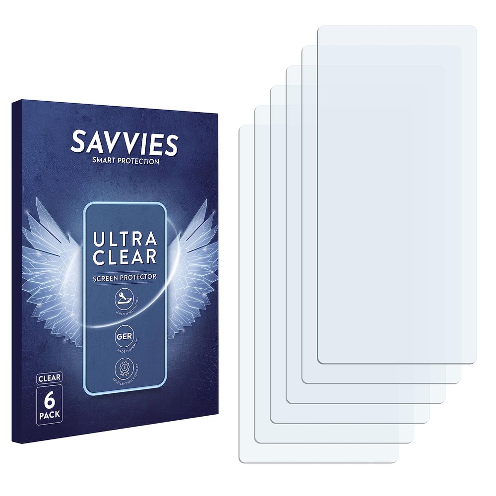 savvies Screen Protector compatible with Samsung Series 5 SpaceMax (inner display) Protection Film Clear 6-Pack