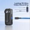 BOBLOV W1 64GB HD 1080P Body Worn Camera, Wearable Body Cam with 2 Clips, Loop Recording Body Camera Support Time Stamp, Back Clip for Traveling, Driver, Delivery Man, Lecture Recording view 3