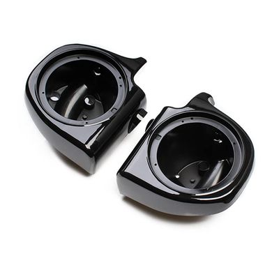 NONROT Motorcycle Gloss Black 6.5 Speaker Pods Lower Vented Fairing for Harley for Touring for Electra for Street for Glide for Road for King 1983-2013