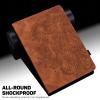 ALILANG Case for Samsung Galaxy Tab S10 Lite/ S10 FE/ S9 FE 10.9 Inch/Tab S9 11 Inch with Stylus, Multiple Viewing Angles PU Leather Stand Flip Cover for Galaxy Tab S10 FE 5G Tablet Case -Brown view 3