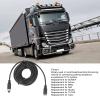 33ft/10m Car Video Extension Cable Backup Camera Wire, 4 Pin Aviation Extension Cable for Truck Trailer Bus Motorhome view 2