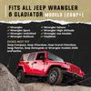 RONIN FACTORY - 50 Cal Bullet Antenna for Jeep Wrangler Gladiator Sahara Rubicon, Jeep Accessories, Replacement Radio Antenna, SmartLock (2007-2023 JK JL) view 2