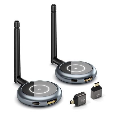 AIMIBO Wireless HDMI Extender Multiple Receivers 1X4, HDMI Wireless Transmitter & Receiver 5G, Stream 1080P@60Hz Video & Audio for Laptop, Cable Box, Camera to Multiple TV, Projector,Monitor 165FT/50M
