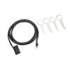 2 Pcs Aux in Audio Cable, 6000CD Auxiliary Input Audio Jack Auxiliary Cable Adapter Kit with Removal Tools Replacement for Fiesta view 1