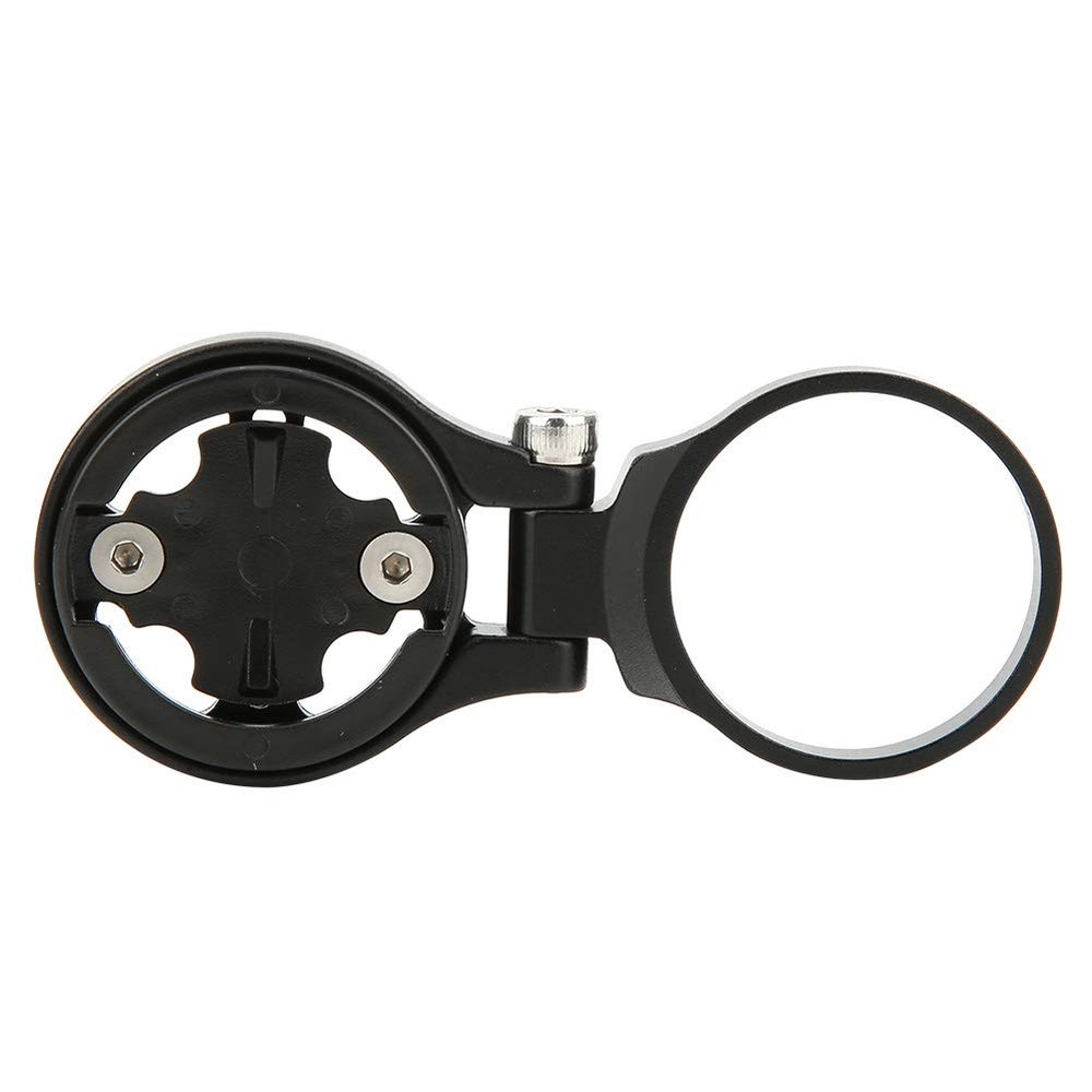 NDNCZDHC Bike Computer Mount, Aluminium Alloy Cycling Bicycle Odometer Extension Mount Bike Computer Adjustable Holder Accessory Fit for 28.6mm Bike Stem(for Bryton-Black)