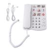 Landline Phone, LD858HF Big Button Telephone Amplified Photo Memory Corded Landline Home Phone for Seniors Elderly view 1