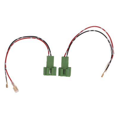 1 Pair ABS Door Speaker Wiring Harness Adapter Plug, 12V Speaker Connector Harnesses Fit for Car