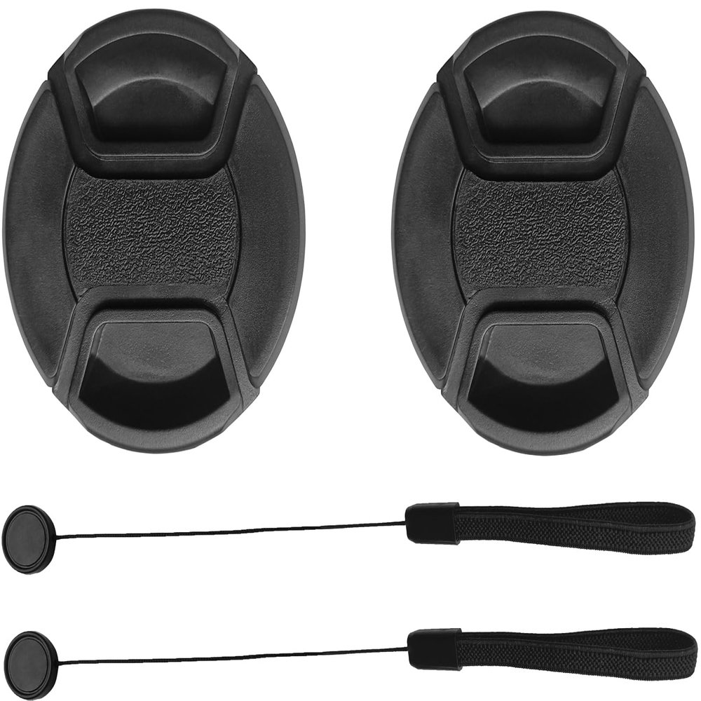 52mm Lens Cap Cover for Nikon D3300 D3200 D3100 D3000 D5100 D5200 D5300 D5500,AF-S DX 18-55mm f/3.5-5.6G ED,AF-S DX 18-55mm f/3.5-5.6G VR,AF-S DX 18-55mm f/3.5-5.6G VR II,Hxdzieory [2 Pack]