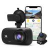 Dash Cam, Z-Edge Z3D 2560x1440P QHD, Front and Rear Dash Cam with WiFi, GPS, Dual Cam, Car DVR, Night Vision, Parking Mode, G-Sensor, Loop Recording view 1