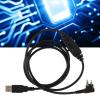 Walkie Talkie USB Programming Cable, Compatible with PC63 PD500 PD560, Two Way Radio Walkie Talkie, Plug and Play view 2