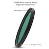 4 Line High Definition Starlight Filter, Adjustable Star Filter Anti Scratch Lens Filter, 4 Points Anti Glare Coating Star Filter for DSLR Cameras (49mm) view 3