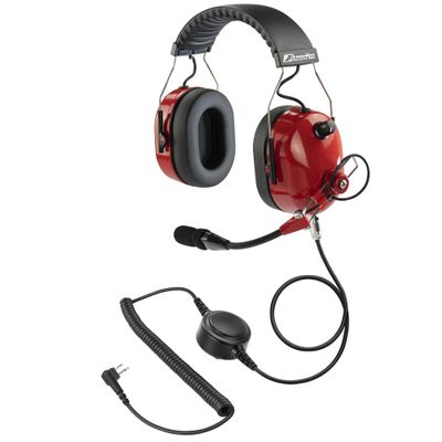 Arrowmax AHDH0042-RD-M1 Over The Head Noise Cancelling Headphone Compatible with Motorola CP200D CP100D R2 DEP450 BPR40D CP200 CP185 BPR40 Yaesu FT-65 FT-25 FT-4X/V XiR P3688