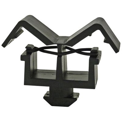 8020, 12320, 45 Series, Cable and Wire Management Clip, Drop in, Wire Organization for 80/20 Aluminum Extrusions Black Nylon (10 Pack)