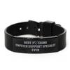 Best Fucking Computer Support Specialist Ever Bracelet, Birthday Gifts for Computer Support Specialist, Sarcastic Funny Joke Gifts for Computer Support Specialist, Computer Support Specialist Shark view 1
